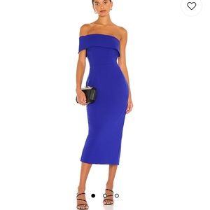 Revolve Apollo Dress in Royal Sapphire Katie May Medium